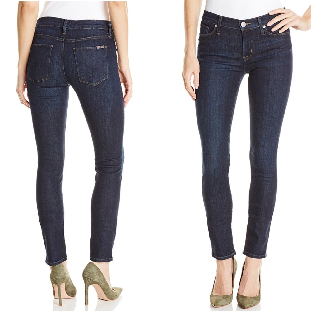 Hudson Jeans Shine Midrise Skinny 5-Pocket